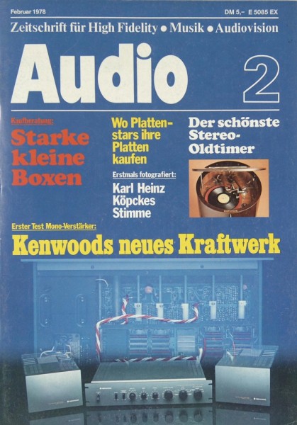 Audio 2/1978 Zeitschrift