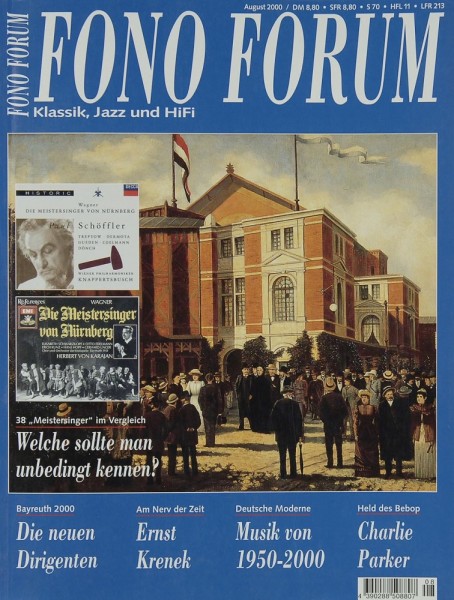 Fono Forum 8/2000 Zeitschrift