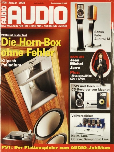 Audio 1/2008 Zeitschrift