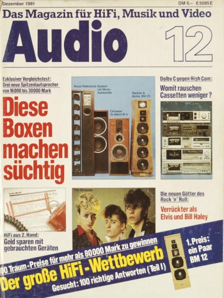 Audio 12/1981 Zeitschrift
