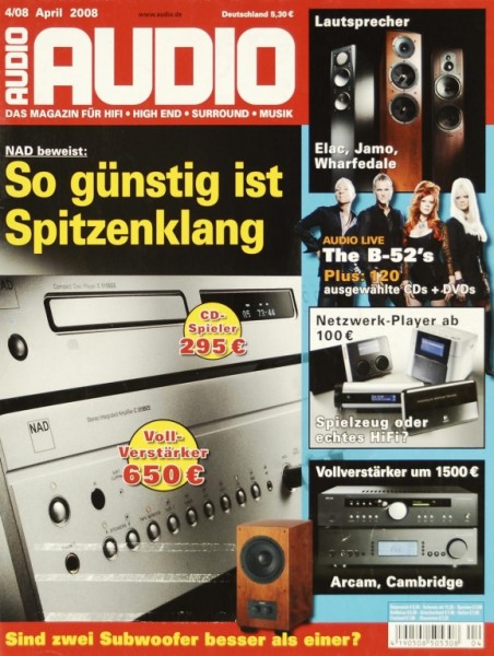 Audio 4/2008 Zeitschrift