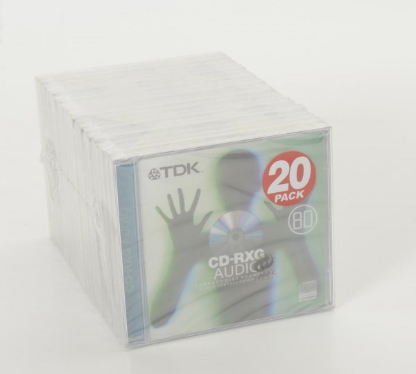 TDK CD-RXG 80 for Audio 20 pack. NEW!