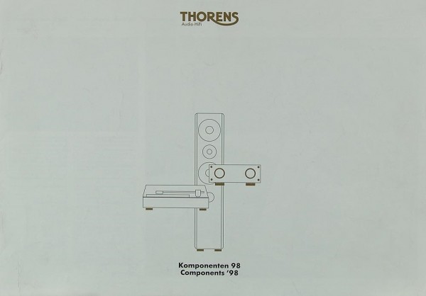 Thorens Komponenten ´98 Prospekt / Katalog