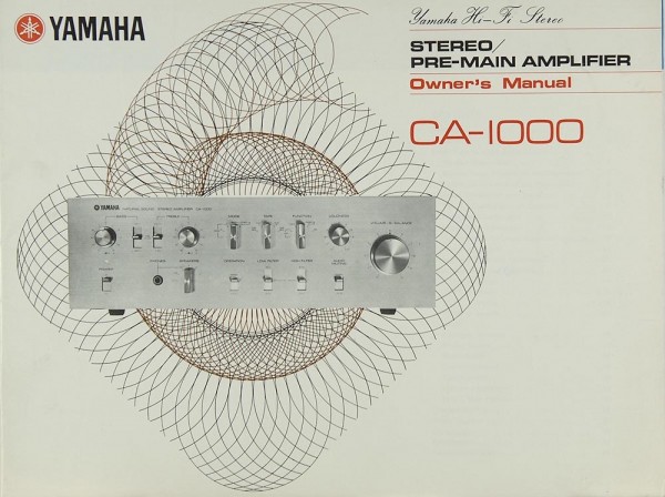 Yamaha CA-1000 Manual