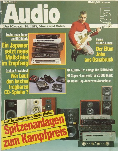 Audio 5/1986 Zeitschrift