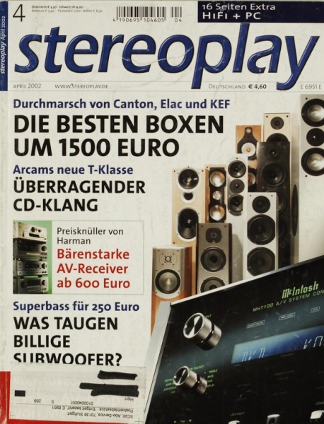 Stereoplay 4/2002 Zeitschrift