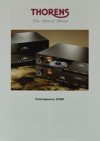 Thorens Consequence 2300 Brochure / Catalogue