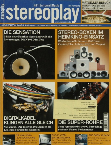 Stereoplay 6/2005 Zeitschrift