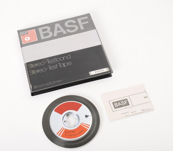 BASF reference tape calibration tape stereo 38 cm/s 1/4 inch