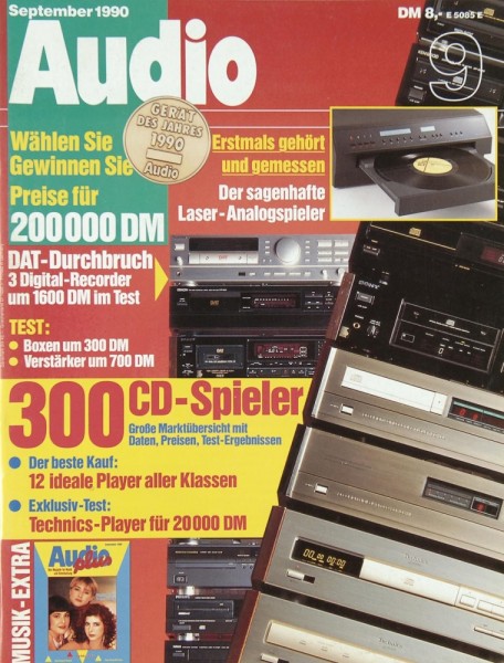 Audio 9/1990 Zeitschrift