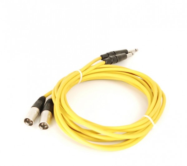 Kabel XLR-Buchsen auf 6.35 mm Klinkenstecker 3.0 m