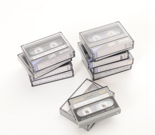 Set of 10 Maxell DM180 DAT-Cassettes