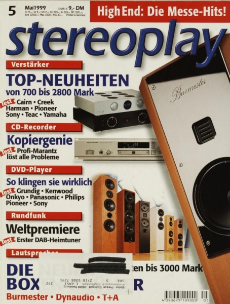 Stereoplay 5/1999 Magazine