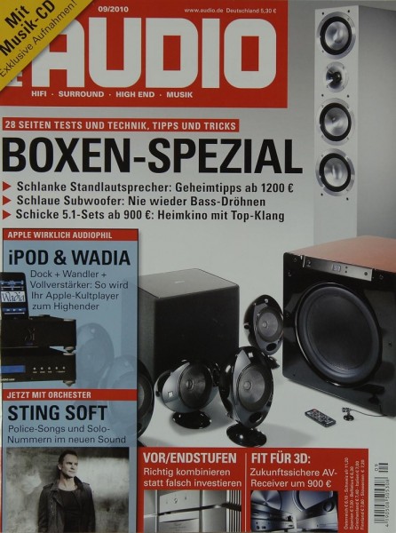 Audio 9/2010 Zeitschrift