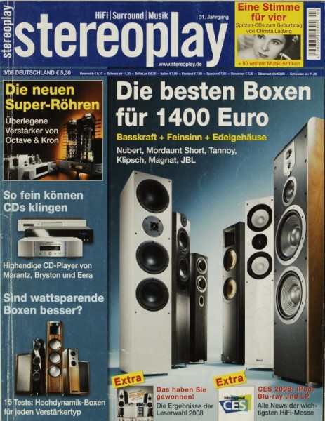 Stereoplay 3/2008 Zeitschrift