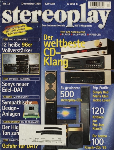 Stereoplay 12/1995 Zeitschrift