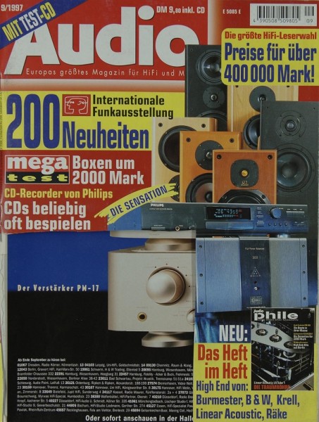 Audio 9/1997 Magazine