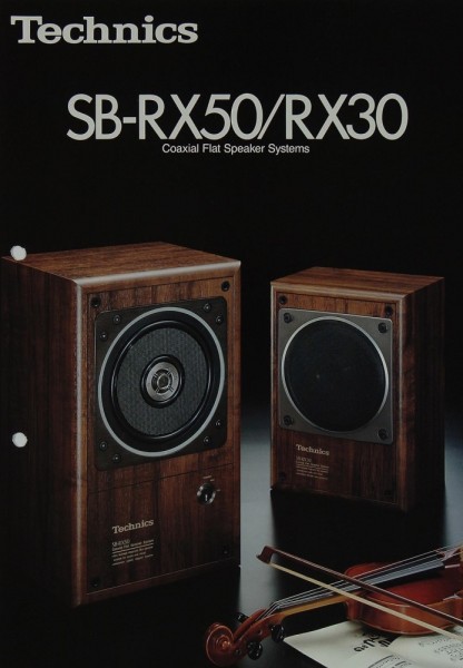 Technics SB-RX 50 / RX 30 Prospekt / Katalog