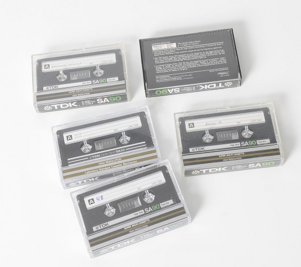 Konvolut 5x TDK SA 90 cassette music tapes