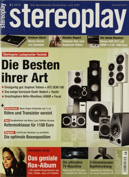 Stereoplay 8/2010 Zeitschrift