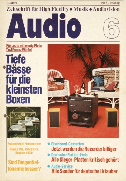 Audio 6/1979 Zeitschrift