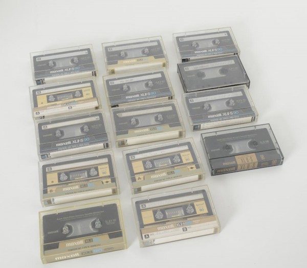 Convolute no. 48: Maxell cassettes 14 pieces