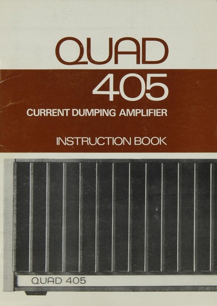 Quad 405 User Manual