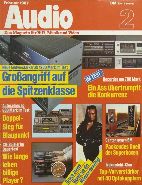 Audio 2/1987 Zeitschrift