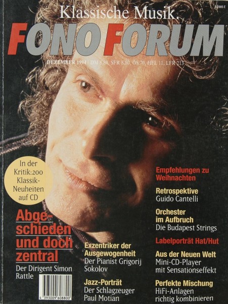 Fono Forum 12/1994 Zeitschrift