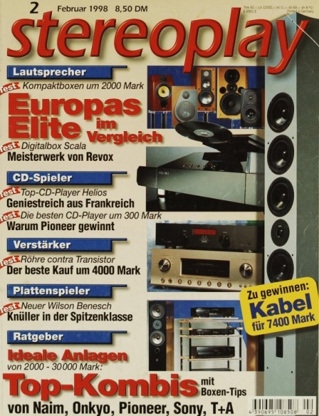 Stereoplay 2/1998 Zeitschrift