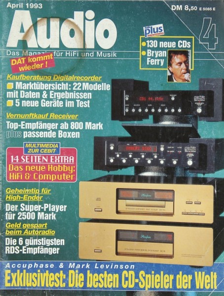 Audio 4/1993 Zeitschrift