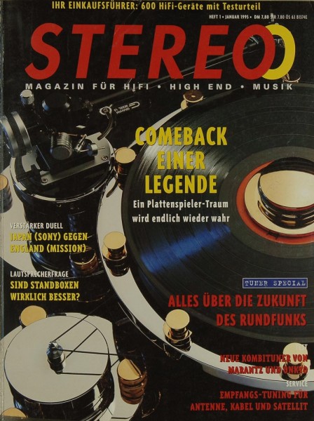 Stereo 1/1995 Zeitschrift