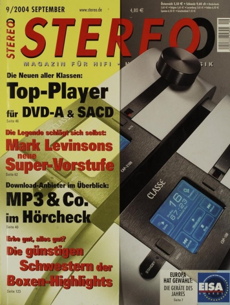 Stereo 9/2004 Zeitschrift