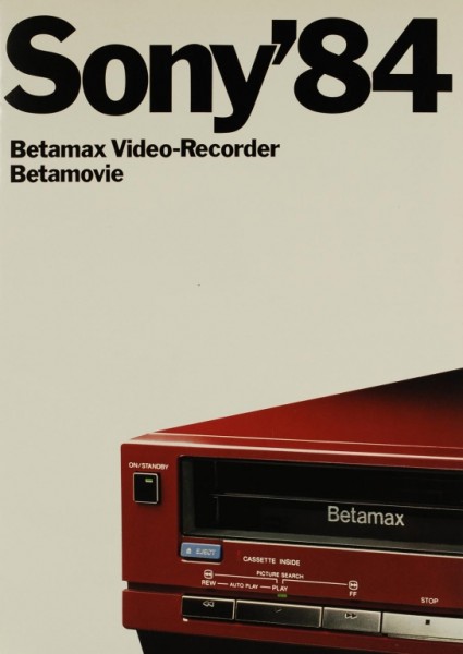 Sony Sony ´84 - Betamax, Betamovie Prospekt / Katalog