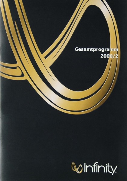 Infinity Gesamtprogramm 2000/2 Brochure / Catalogue