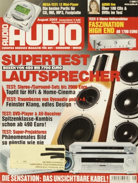 Audio 8/2003 Magazine