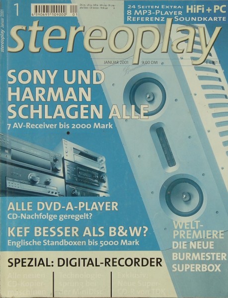 Stereoplay 1/2001 Zeitschrift