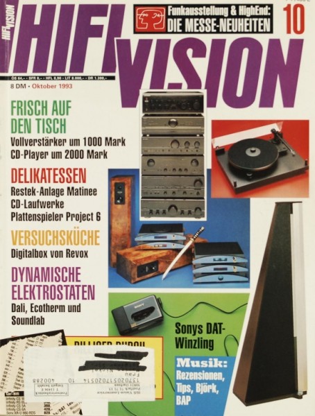 Hifi Vision 10/1993 Zeitschrift