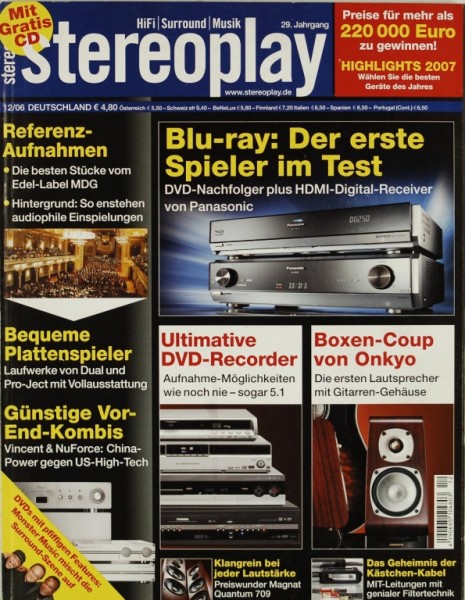 Stereoplay 12/2006 Zeitschrift