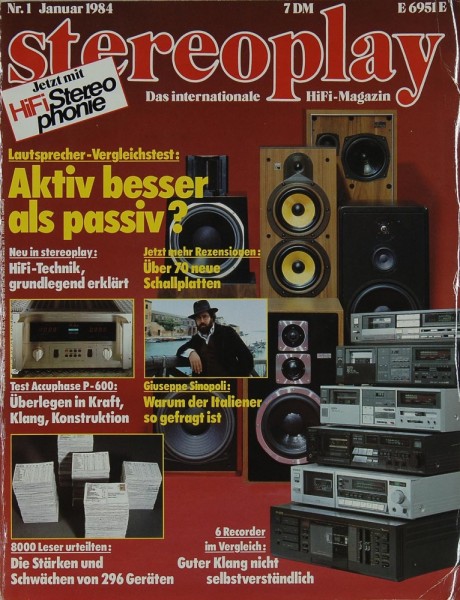 Stereoplay 1/1984 Zeitschrift