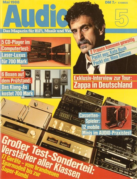 Audio 5/1988 Zeitschrift