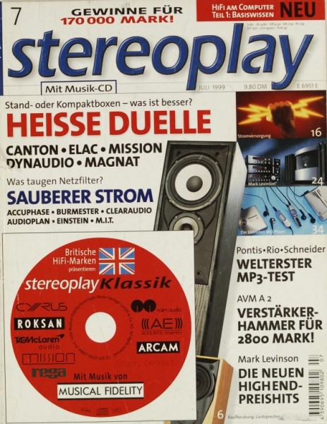 Stereoplay 7/1999 Magazine