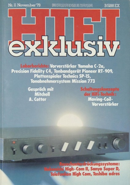 Hifi Exklusiv 11/1979 Zeitschrift