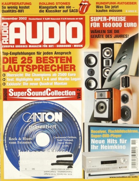 Audio 11/2002 Zeitschrift