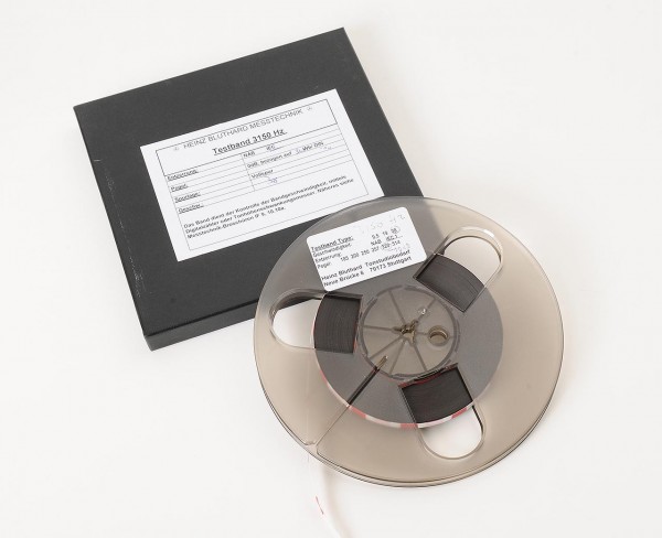 Bluthard MB07 Test tape IEC 3150 Hz 38cm/s 1/4 inch