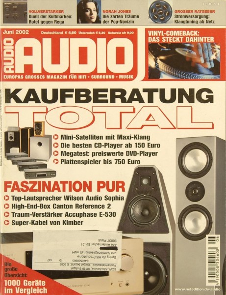 Audio 6/2002 Zeitschrift