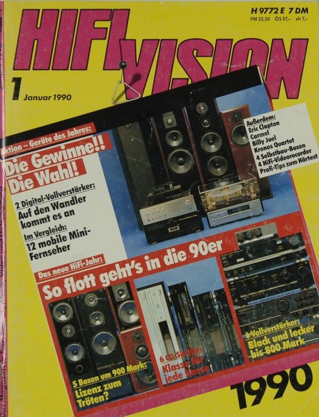 Hifi Vision 1/1990 Zeitschrift
