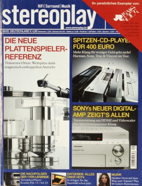 Stereoplay 9/2005 Zeitschrift