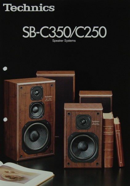 Technics SB-C 350 / C 250 Brochure / Catalogue