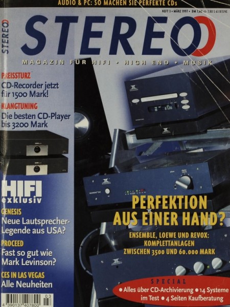 Stereo 3/1997 Zeitschrift